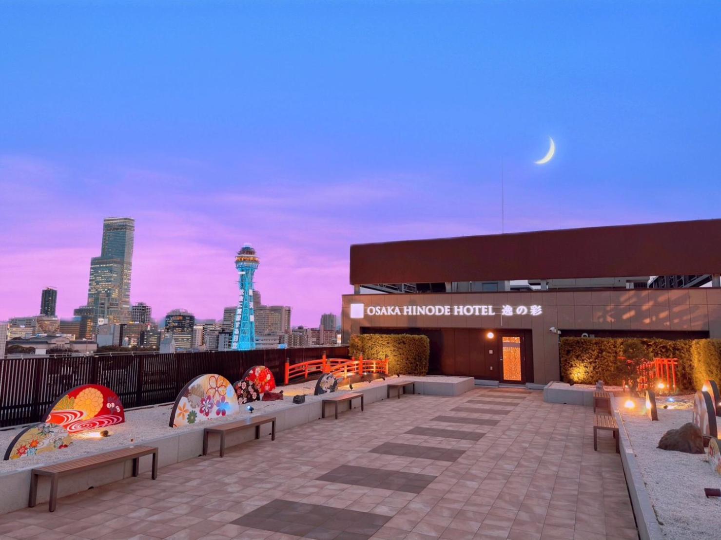 Hot Spring from Deep Water Osaka Hinode Hotel Nipponbashi Buitenkant foto